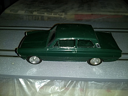 Slotcars66 Ford Lotus Cortina Mk1 1/32nd scale green slot car by MRRC    